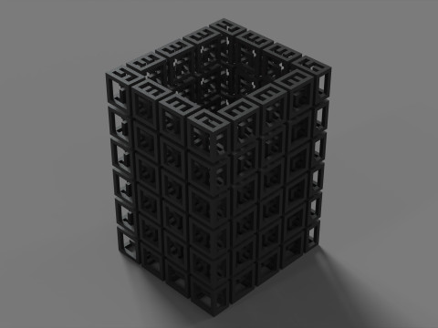 Pencil holder geometry Modelo de impresión 3D