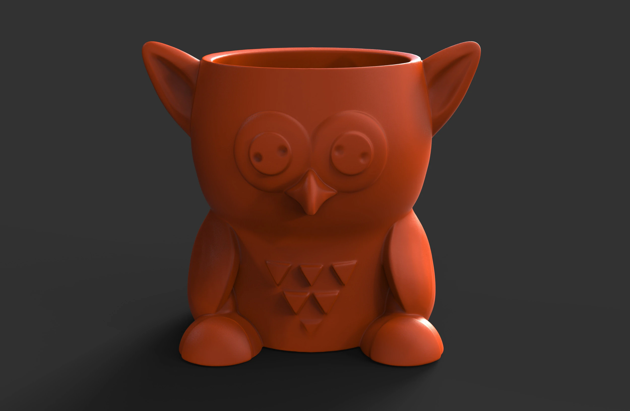 Pencil holder animal cute bundle 3D Print Model .c4d .max .obj .3ds .fbx .stl .blend 
