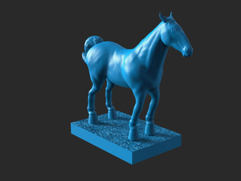 Puzzle Horse Stable 3D Print Model