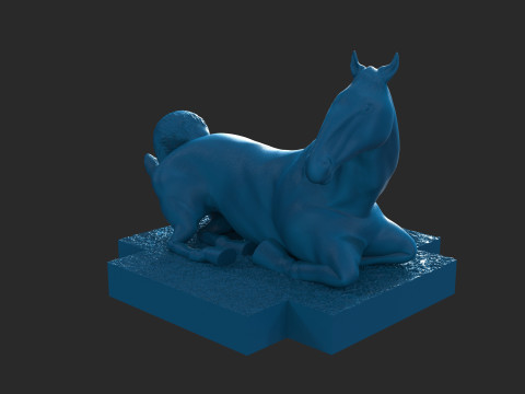 Puzzle Horse Stable 3D Print Model