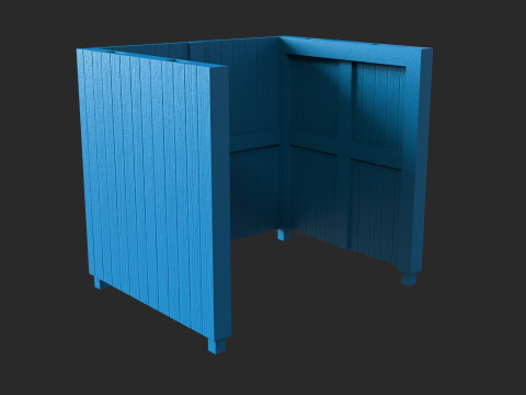 Puzzle Horse Stable 3D Print Model