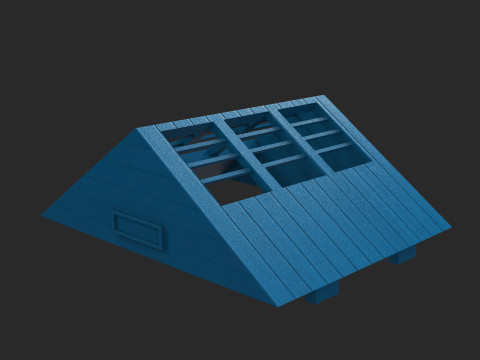 Puzzle Horse Stable 3D Print Model