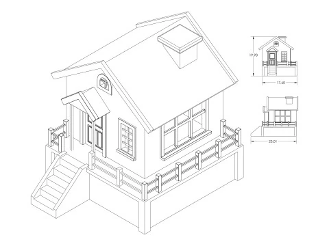 Puzzle home 3D Print Model