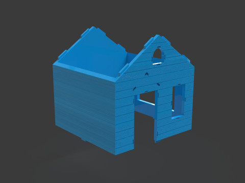 Puzzle home Model Cetak 3D