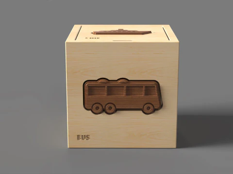 Puzzle Box Transportation 3D Print Model