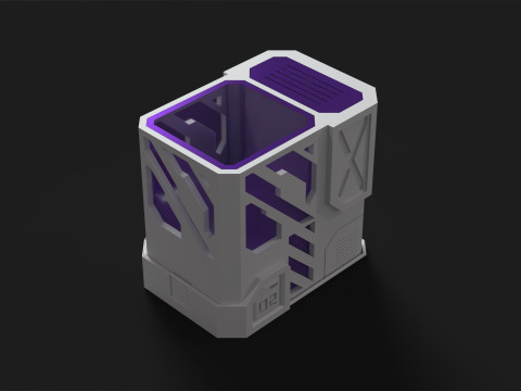 Pencil Holde CyberPunk 3D Принт Модель