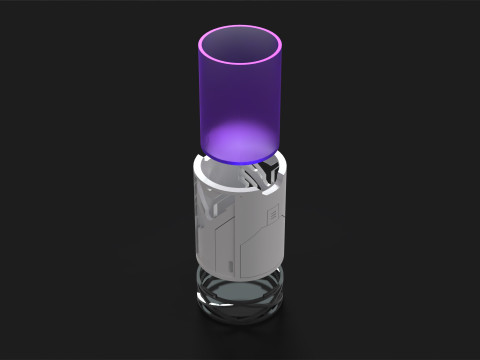 Pencil Holder CyberPunk Modelo de impresión 3D