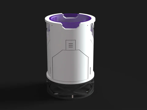 Pencil Holder CyberPunk 3D Print Model