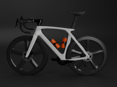 Fixie road bike style 3Dモデル
