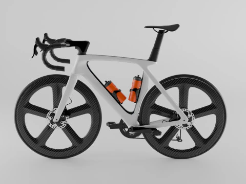 Fixie road bike style 3D Model