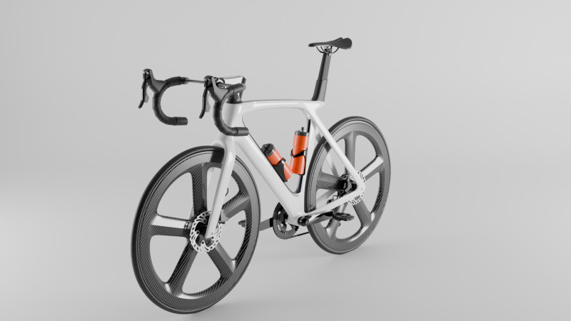 Fixie road bike style 3D 모델 .c4d .max .obj .3ds .fbx .stl .blend