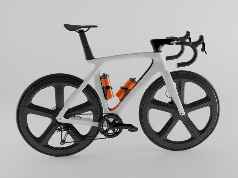 Fixie road bike style 3Dモデル