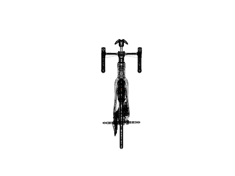 Fixie road bike style 3D Model