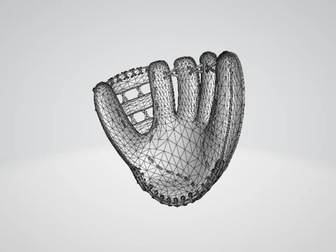 Baseball Gloves 3D Model