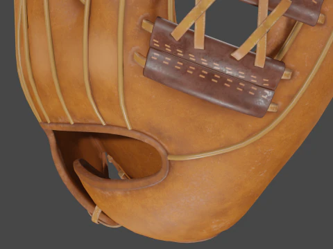 Baseball Gloves 3D Model