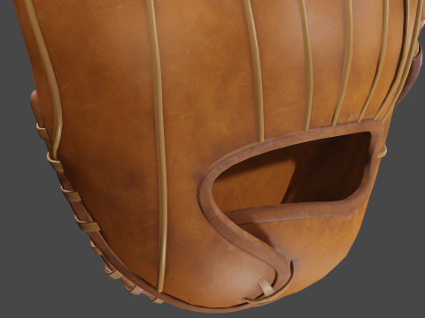 Baseball Gloves 3D Model