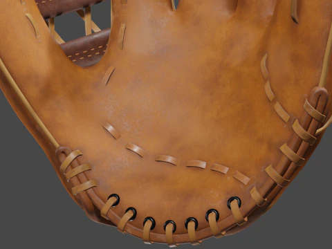 Baseball Gloves 3D Model
