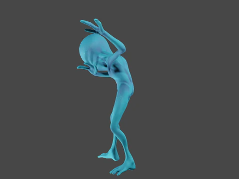 Dancing Alien 3D Model