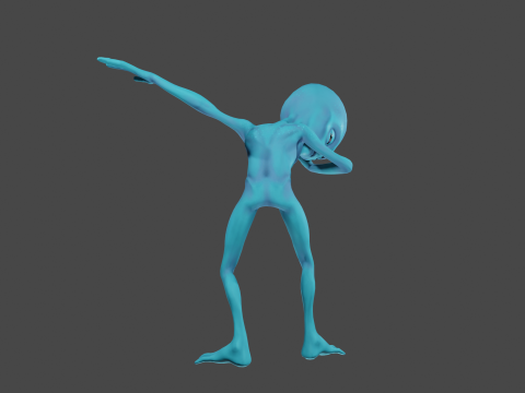 Dancing Alien 3D 模型