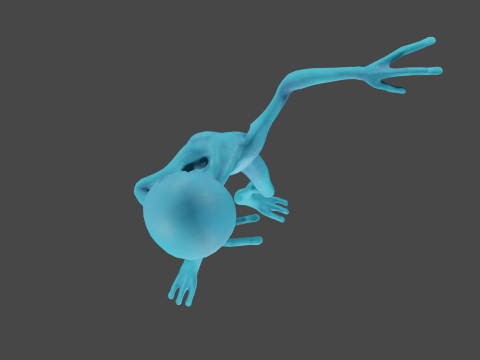 Dancing Alien 3D 模型