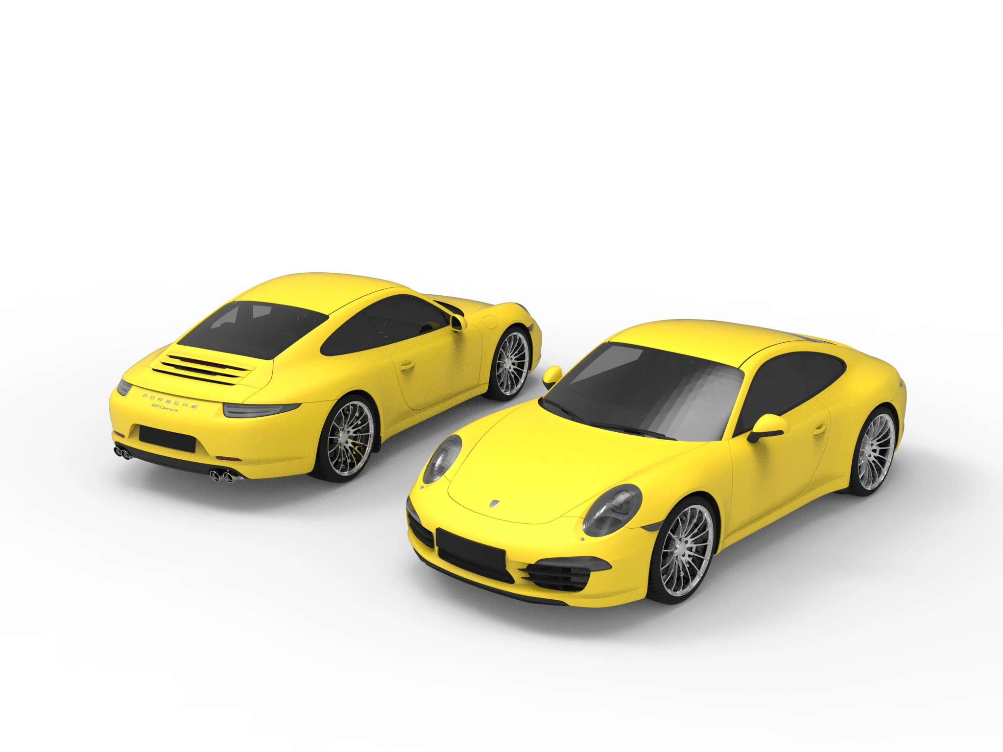 PORSCHE CAR 3D MODEL 3D Model .c4d .max .obj .3ds .fbx .stl .blend