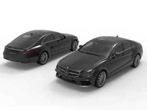 MERCEDES CAR 3D MODEL 3Dモデル