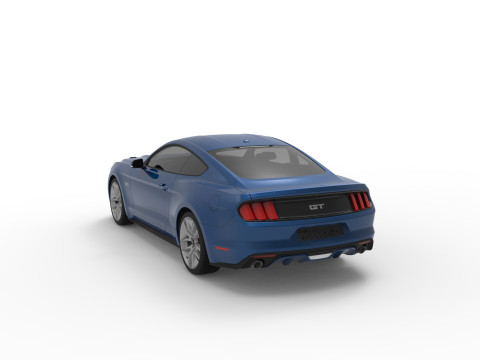 MUSTANG CAR 3D MODEL 3D Model