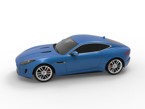 JAGUAR CAR 3D MODEL 3D-Modell