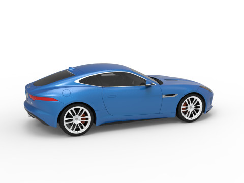 JAGUAR CAR 3D MODEL 3D-Modell
