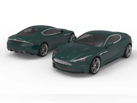 ASTON MARTIN CAR 3D MODEL 3D 模型