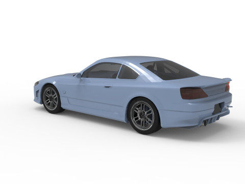 Nissan Silvia Neo Runner for 3D Printing Modelo 3D