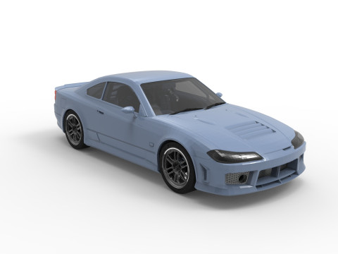 Nissan Silvia Neo Runner for 3D Printing Modelo 3D