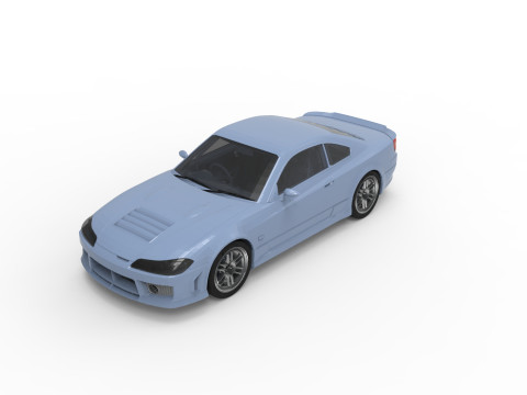 Nissan Silvia Neo Runner for 3D Printing Modelo 3D