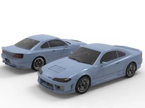 Nissan Silvia Neo Runner for 3D Printing 3D Model
