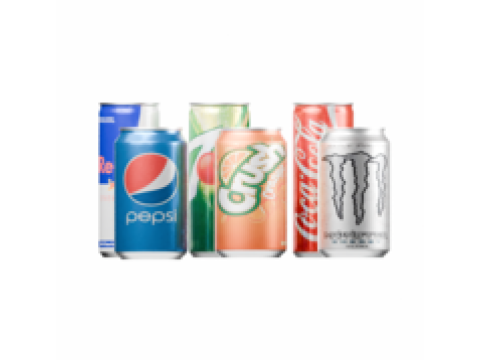 Realistic Beverage Can Collection 3Dモデル
