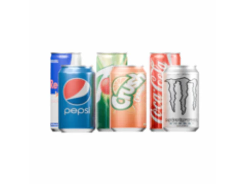 Realistic Beverage Can Collection 3D Model