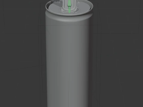 Realistic Beverage Can Collection 3D Model