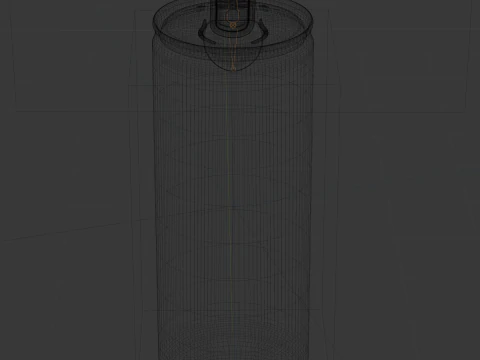Realistic Beverage Can Collection 3D Model