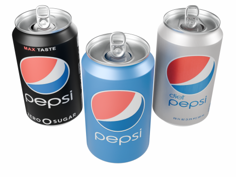 PEPSI Aluminum Can 3D Model