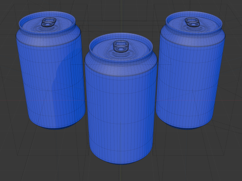 PEPSI Aluminum Can 3D Model