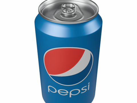 PEPSI Aluminum Can 3D Model