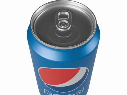 PEPSI Aluminum Can 3D Model