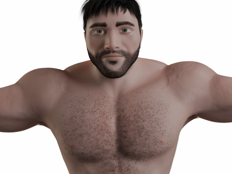 Stylized Hulk-Inspired Cartoon Character 3D मॉडल