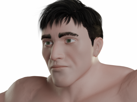 Stylized Hulk-Inspired Cartoon Character 3D मॉडल