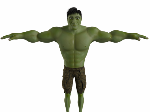 The Green Hulk 3D Model