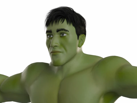 The Green Hulk 3D Model