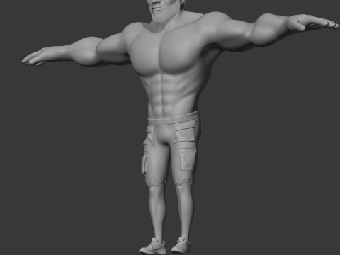 The Green Hulk Modello 3D