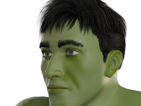 The Green Hulk Modello 3D