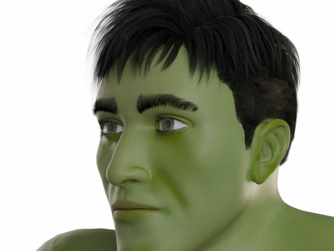 The Green Hulk 3D Model