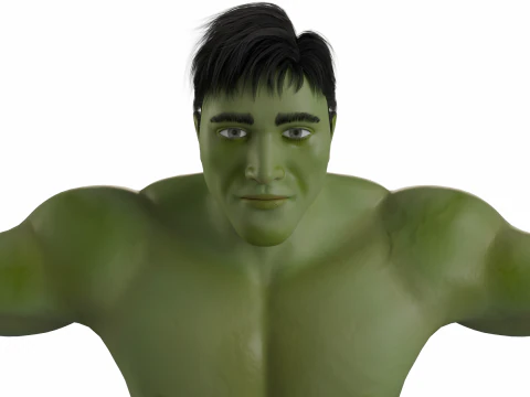 The Green Hulk 3D Model